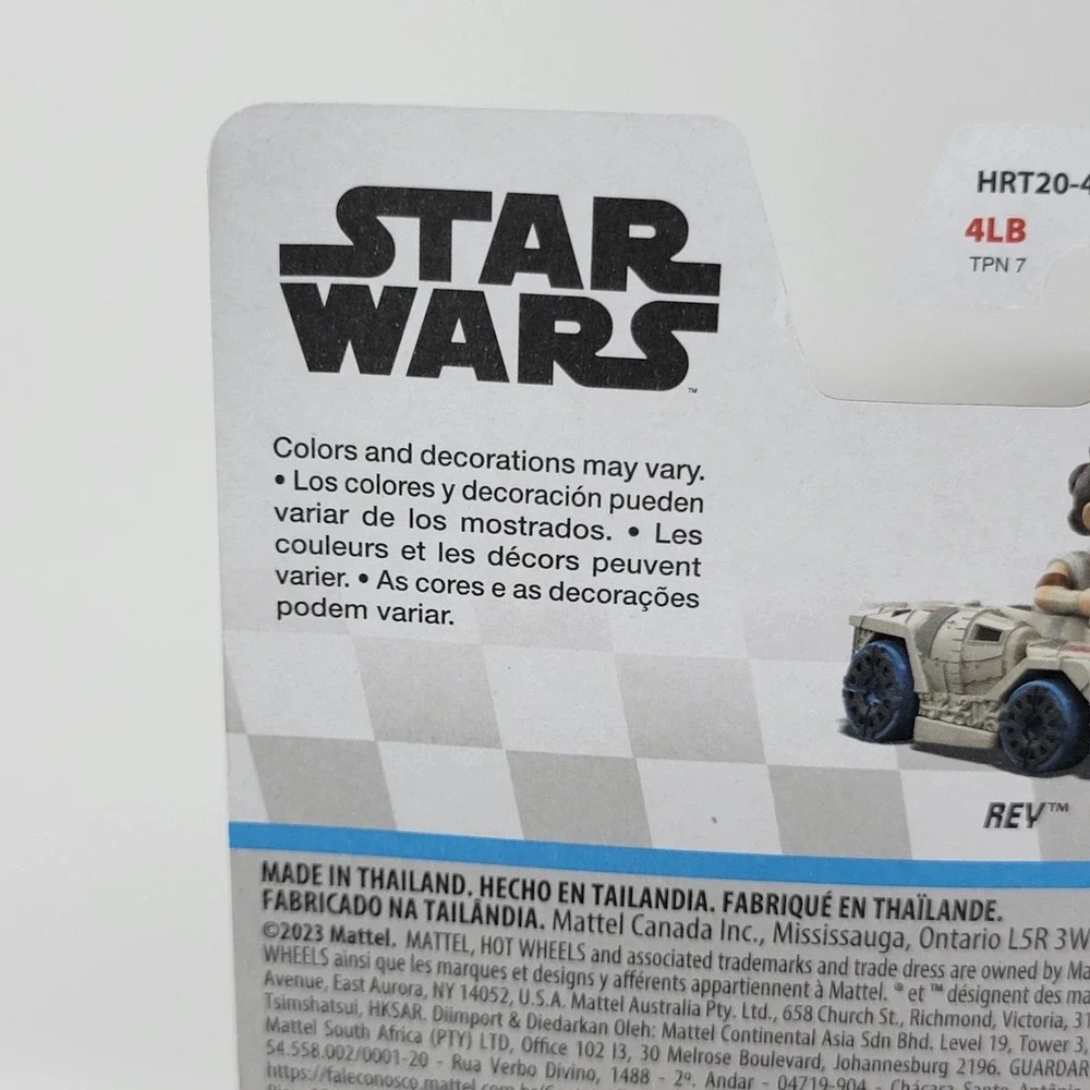 New! Mattel Hot Wheels Racer Verse - Star Wars 2024 - Rev